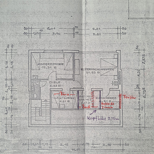 Grundriss Dachgeschoss