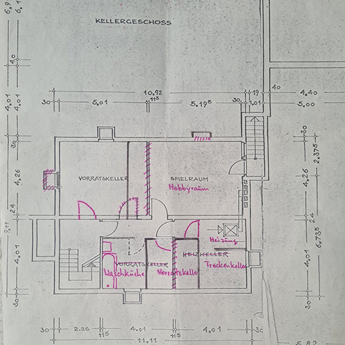 Grundriss Kellergeschoss